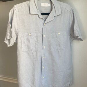 ONIA SHORT SLEEVE BUTTON UP SHIRT SIZE S